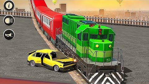 Railroad Train Simulator Games - Challenge Mode Level 1 and Level 2