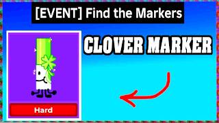 How To Find CLOVER MARKER in ROBLOX FIND THE MARKERS🖌️ [SAINT PATRICKS DAY EVENT] [walkthrough]