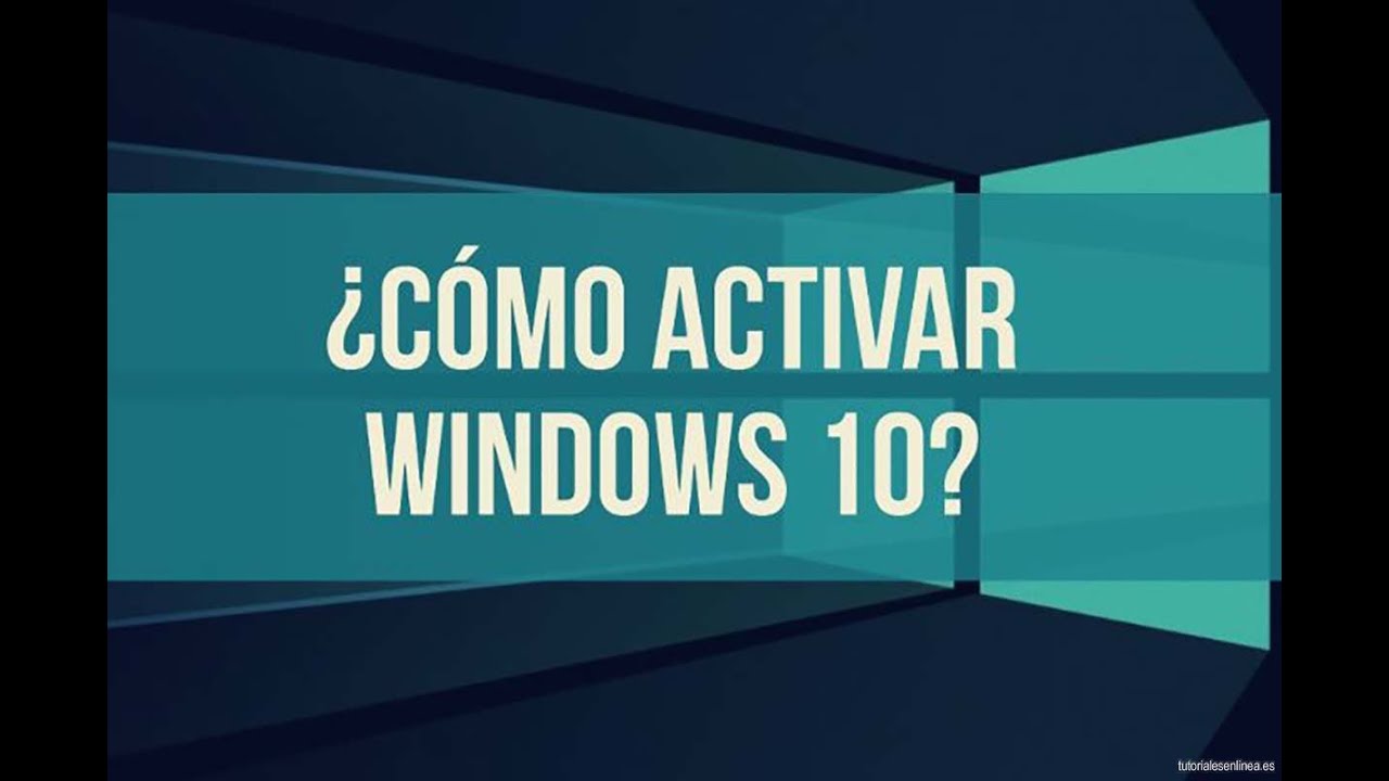 Cómo activar windows 10 súper fácil y sencillo - YouTube