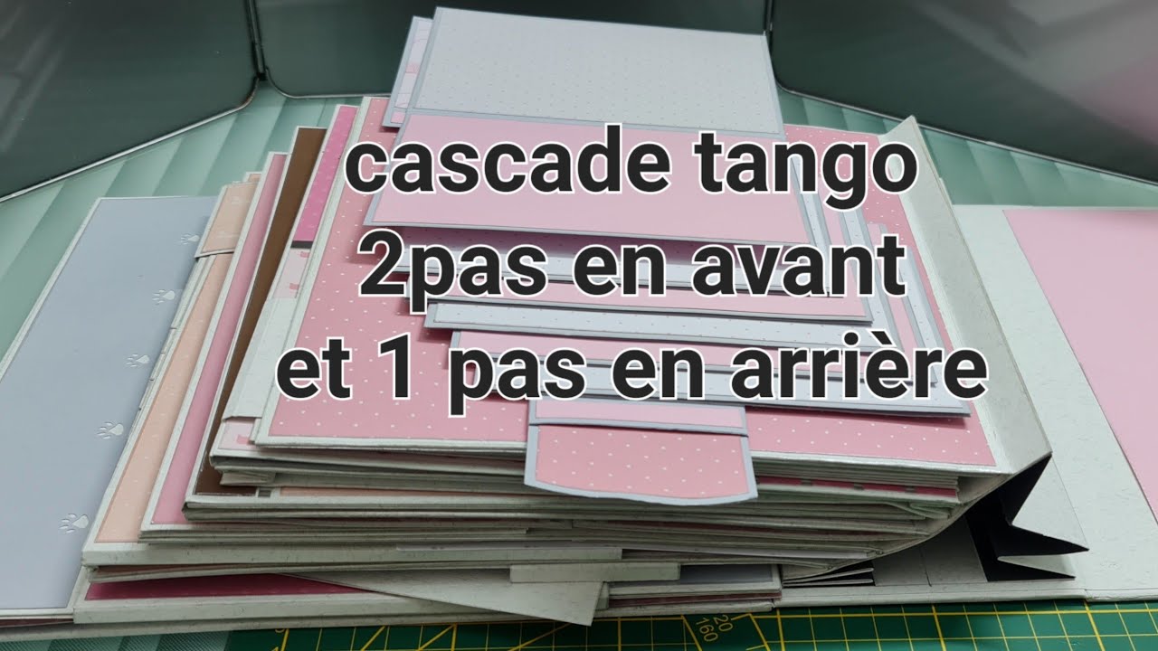 КАСКАДНОЕ ТАНГО .СКРАПБУКИНГ.
