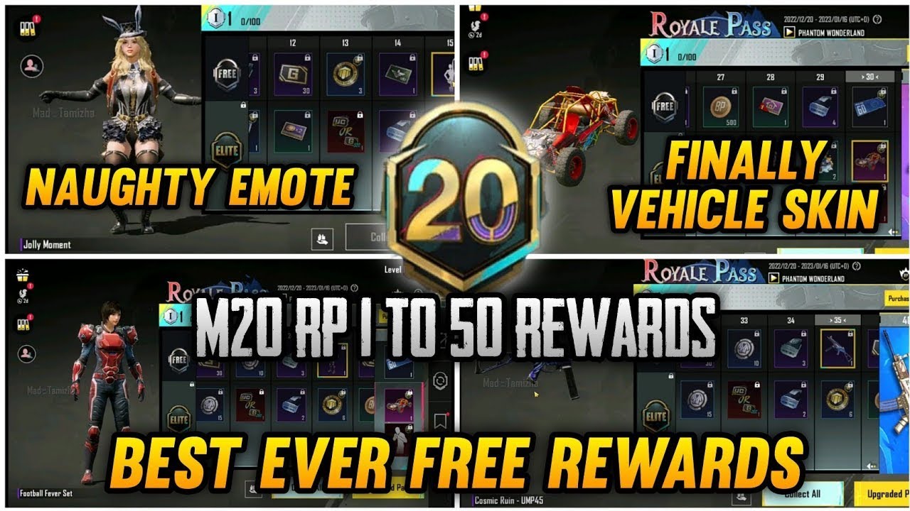 ROYAL PASS MONTH 20   1 TO 50RP LEAKS   RP VEHICL