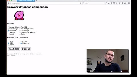 IndexedDB, WebSQL, LocalStorage - what blocks the DOM?