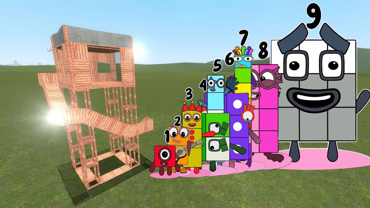 I FOUND THE NEW (9) SPRUNKI NUMBERBLOCKS MINE , In Garry's Mod