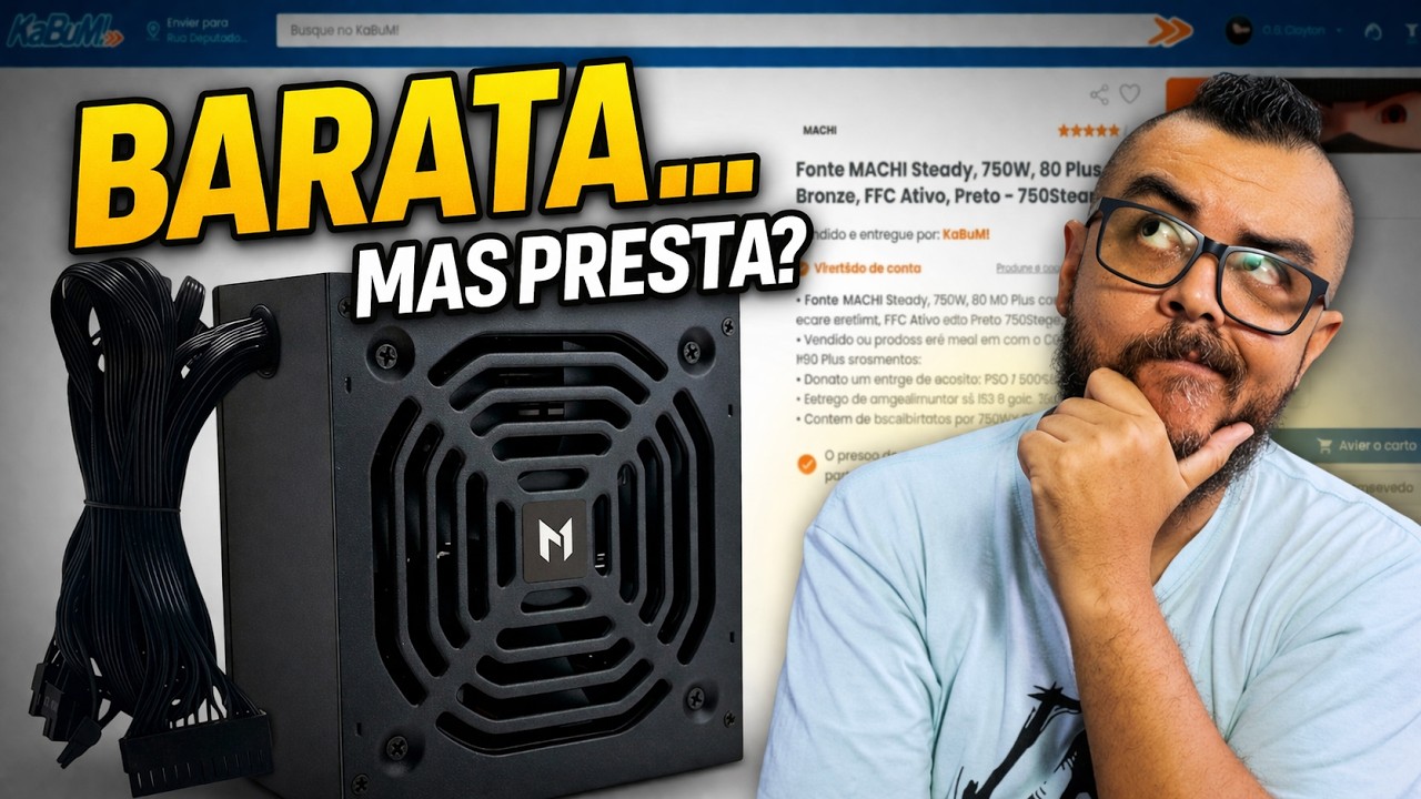 Fonte Mach1 Steady 650W: Monstro do Custo-Benefício ou Bomba Relógio?