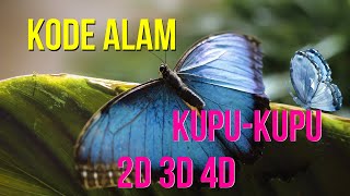 EREK  EREK KUPU KUPU 2D 3D 4D | KODE ALAM KUPU KUPU | TAFSIR MIMPI KUPU KUPU