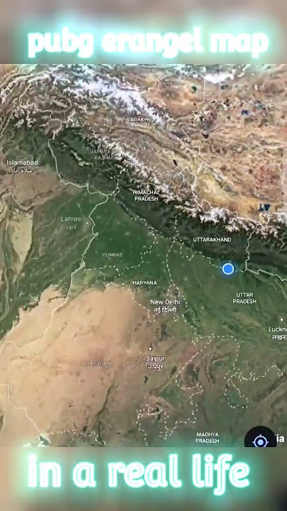 #shortsyoutube pubg erangel map in a real life #pubgmobile 😱😱😱