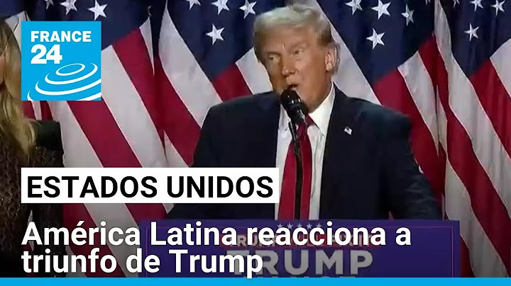 Líderes de América Latina reaccionaron al regreso de Trump a la Casa Blanca • FRANCE 24 Español