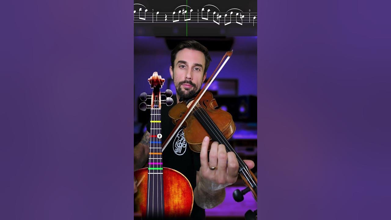 🎻 Por Una Cabeza - Carlos Gardel Violin Tutorial with Sheet Music and Violin Tabs 🤘(Part 2)