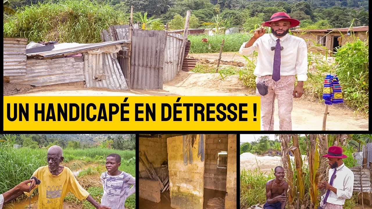 KINSHASA / SELEMBAO - Q/NGAFANI🚨 UN HANDICAPÉ VICTIME DES INONDATIONS !
