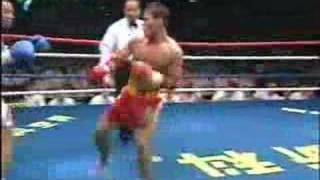 Sanda vs Muay Thai: Liu Hailong vs Robert Kaenorrasing Part 1