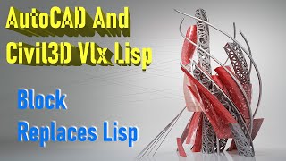 AutoCAD/Civil 3D lisp replaces points and Circle with Block