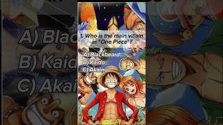 Anime Quiz: 3 questions to test your knowledge 🔥 #anime #shorts