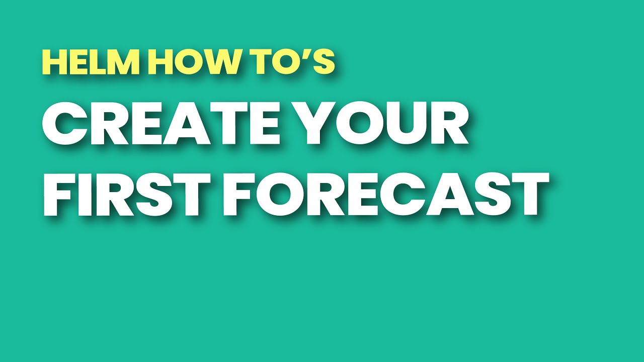 How To Do A Cash Flow Forecast In Five Easy Steps | Helm