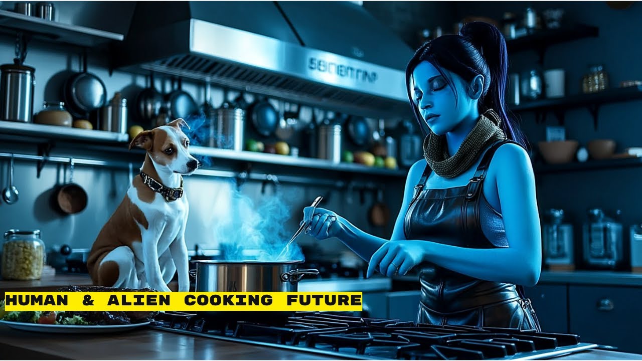 Human Chef Teams Up with Alien Companion in Futuristic Kitchen –| Drift ...