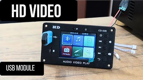 VIDEO SUPPORTED USB MODULE NEW MODEL 