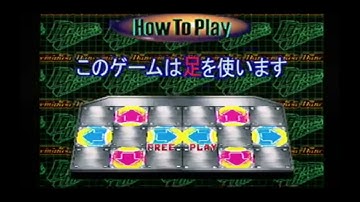 DDR 1st mix how to play ps1