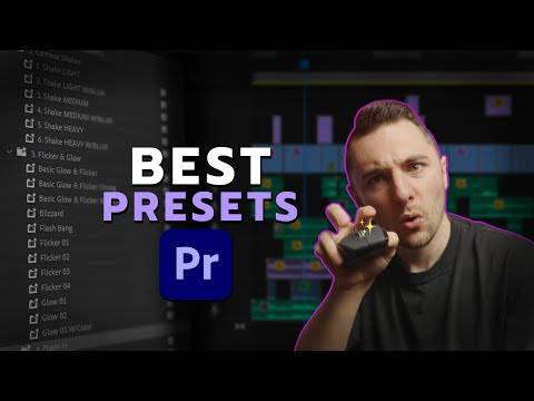 THE BEST PRESETS - SPEED UP YOUR EDITING | Premiere Pro CC