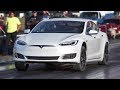 P100D Tesla TROLLS Muscle Cars!