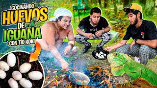 COCINANDO HUEVO DE IGUANA CON EL CREW RETOJORJAIS 🦎