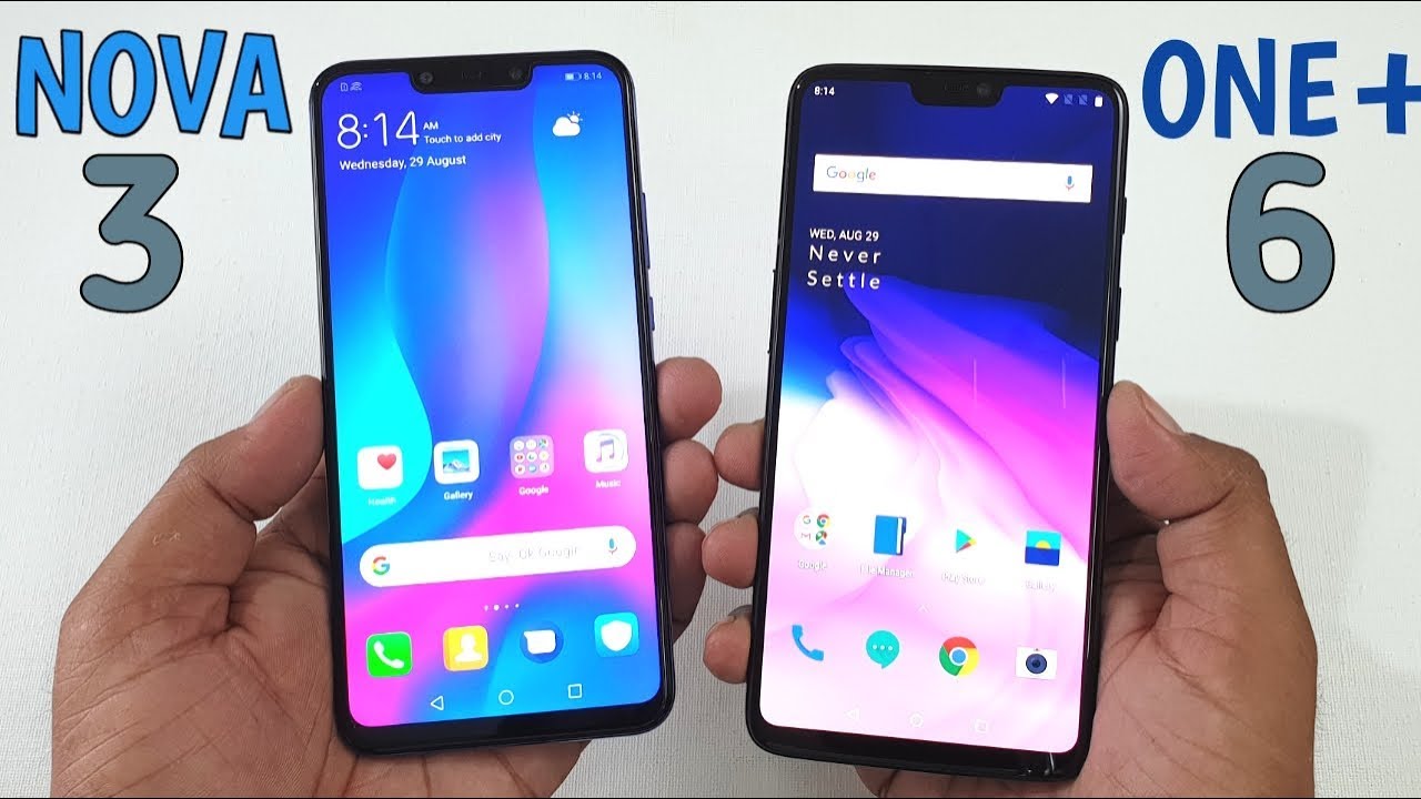 huawei nova 3 vs oneplus 6