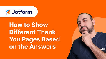How to show different thank you pages based on the answers
