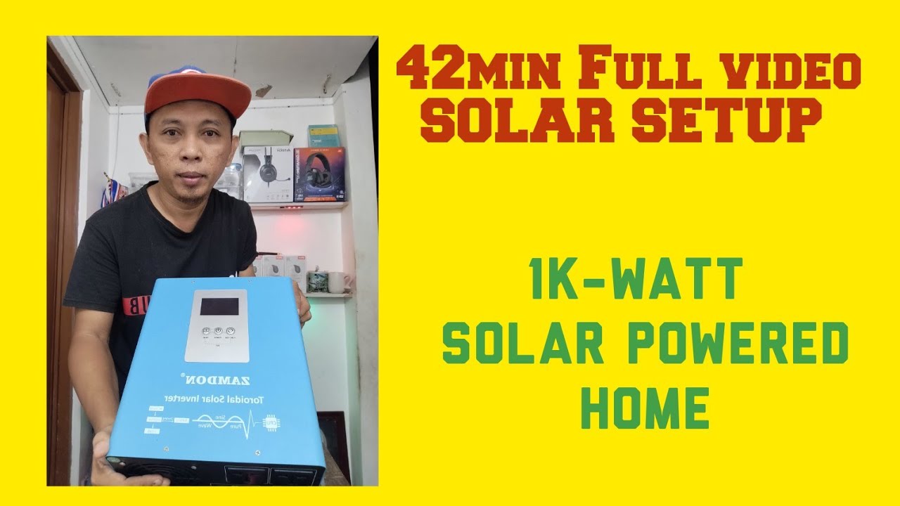 Full video of my solar powered home