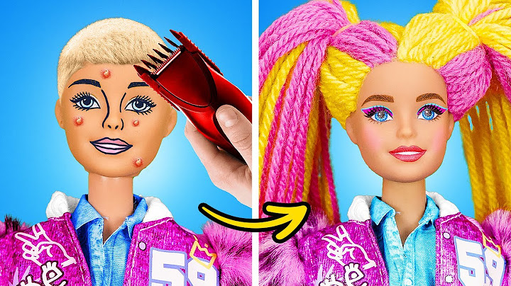 NEW AWESOME HAIRSTYLE FOR BARBIE || Rich Vs Broke Transformation! Cute Tiny Crafts by 123 GO!