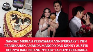 VERY LIVELY 1ST WEDDING ANNIVERSARY CELEBRATION FOR AMANDA MANOPO AND KENNY AUSTIN, THE CAKE IS S...