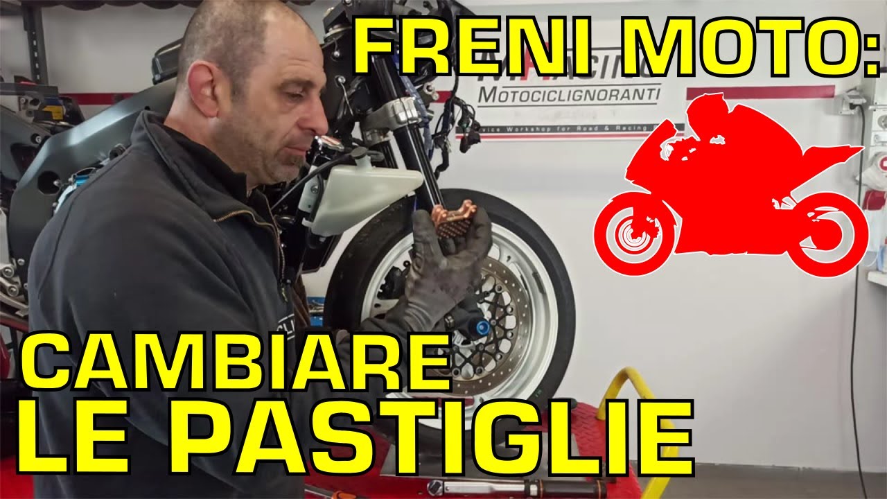 SOSTITUZIONE PASTIGLIE FRENO MOTO | la procedura corretta