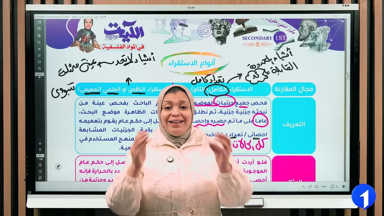 ازاي تفرق بين الاستقراء التام والاستقراء الناقص | فلسفة أولي ثانوي 