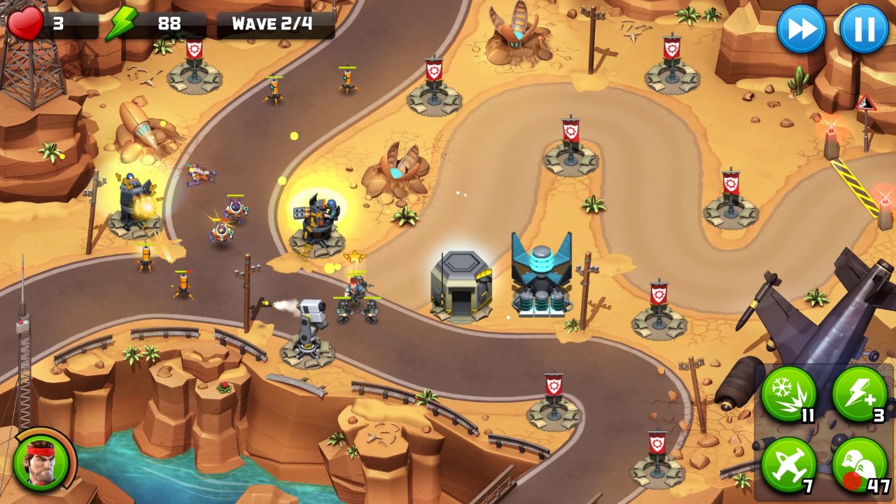 Alien Creeps TD - Challenges Level 11-Dhor's Creek - Hard