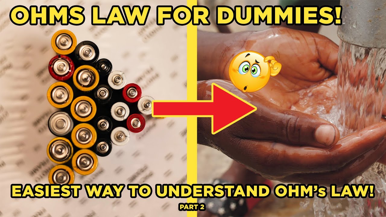 Here's how to understand Ohm's law easily! Ohm's law for dummies! Water Analogy YouTube