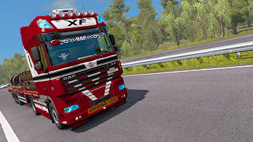 Euro Truck Simulator 2 Mod DAF XF 105 by vad&k v 6.13