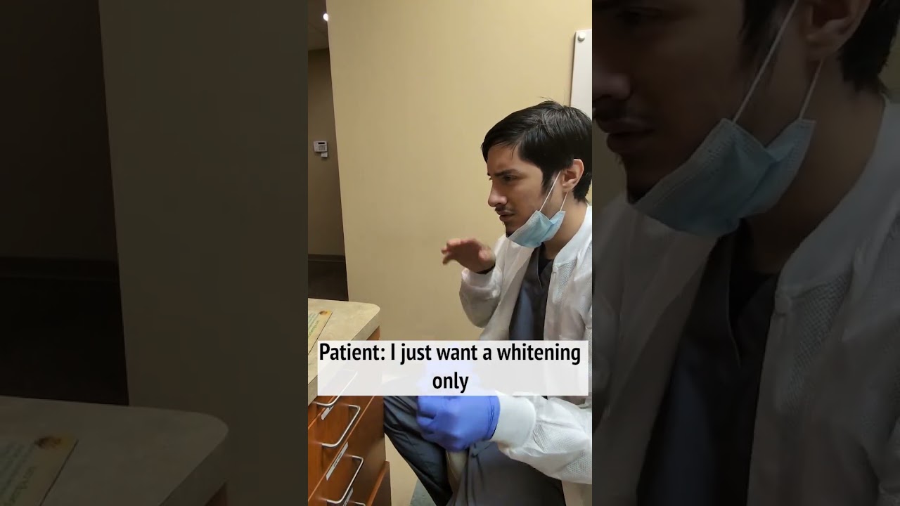 Patient: Just a whitening please 😁 Me: 🤔🤔🤔 