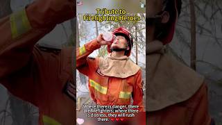 Salute to these lovely firefighters!❤️❤️❤️#firefighter #viral #usa #rescue #fyp