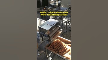 Waffle Cookie Production Line/Wafer Tube Making Machine