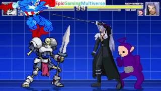 MUGEN Matches / Battles Of Tinky-Winky The Teletubby, Captain America, & The Undead Soldier Part #1 screenshot 5