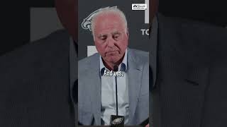 Eagles owner Jeffrey Lurie alludes to heartbreaking defensive holding call late in Super Bowl LVII