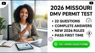 2026 MISSOURI DMV PERMIT EXAM PREPARATION AND INDEPENDENT STUDY GUIDE