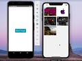 Display multiple images from photo gallery and cropped images from camera roll in React Native app Mp3 Song