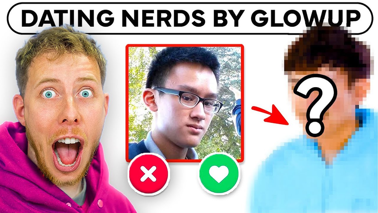 blind dating 6 nerdy girls by glow up