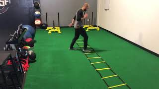 Agility Ladder: Scissors