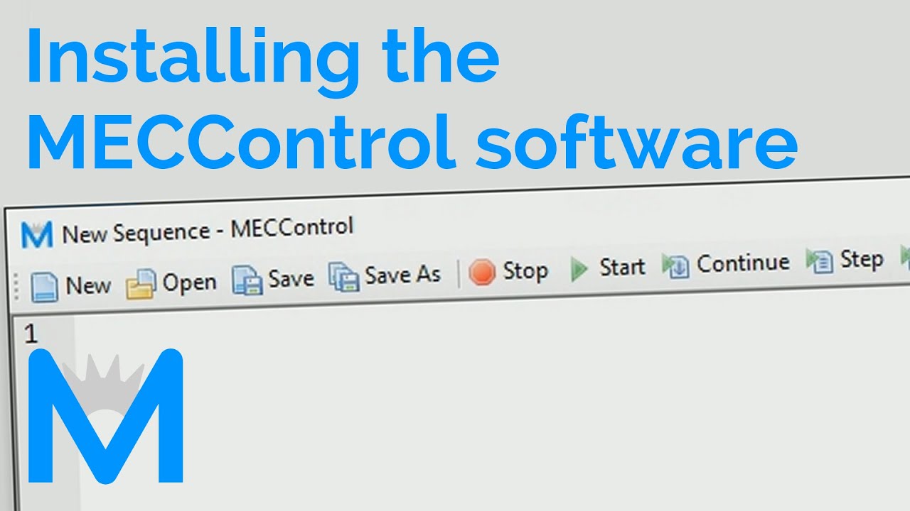 Installing the MECControl Software - MECControl Tutorial - YouTube