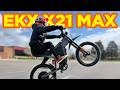 Does the EKX X21 Max Need Pedal Assist? Top Speed Test &amp; First Impressions