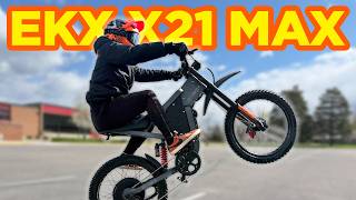 Does the EKX X21 Max Need Pedal Assist? Top Speed Test & First Impressions