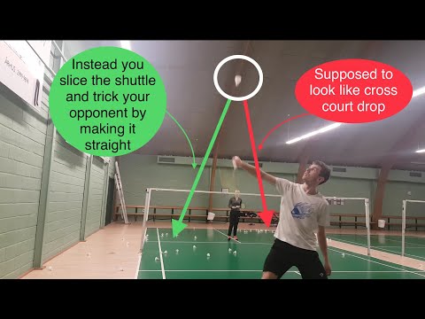 BADMINTON TECHNIQUE #39 - REVERSED SLICE, BACKHAND