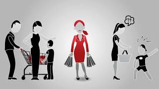 Shopping Mall in 2D Animation