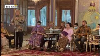 Speech by KG Panembahan Agung Tedjowulan at the Coronation of the PB XIV candidate at the Palace