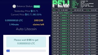 Script Website Ltcpayu Auto Claim LTC To Wallet FaucetPay Instantly | By MR.PEW screenshot 5