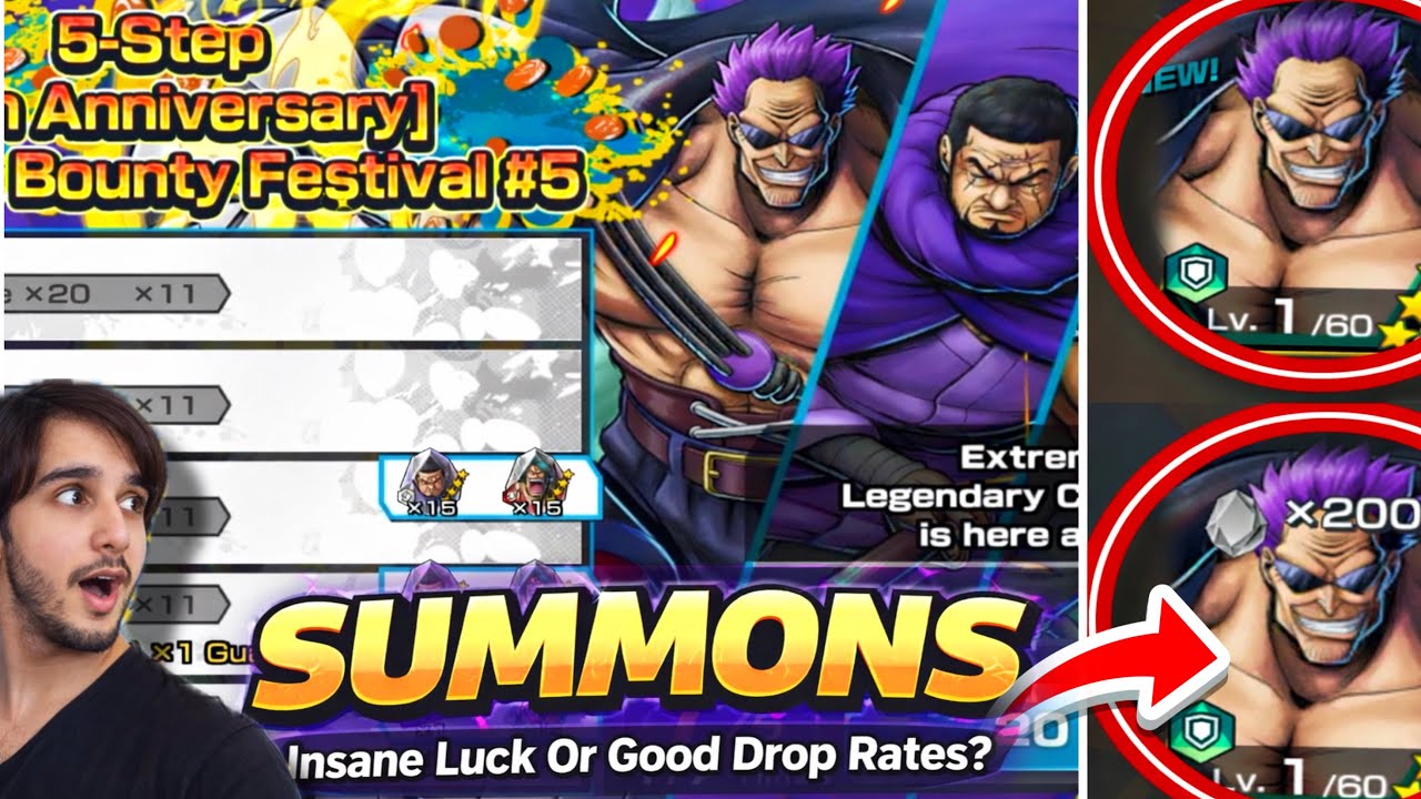 Insane Lucky Summons On Ex Zephyr Rebanner(Worth It?) In One Piece Bounty Rush...